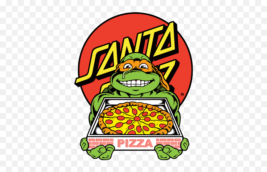 Teenage Mutant Ninja Turtles X Santa - Santa Cruz Ninja Turtles Png,Ninja Turtle Logo