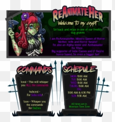 Reanimateher - Mixer Flyer Png,Horde Png