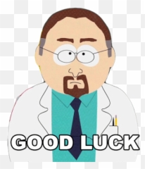 Good Luck Dr Larry Sticker - South Park png