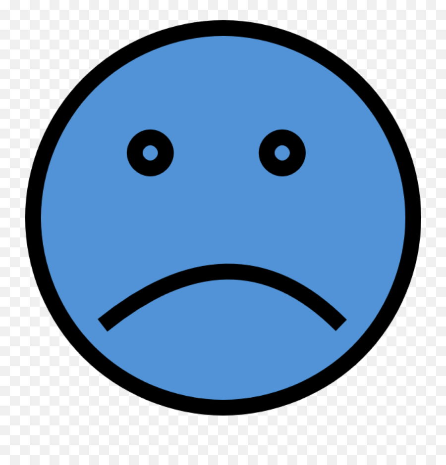 Royalty Free Clipart Sad Face - Png Download Full Size Blue Sad Face Clipart,Sad Face Transparent