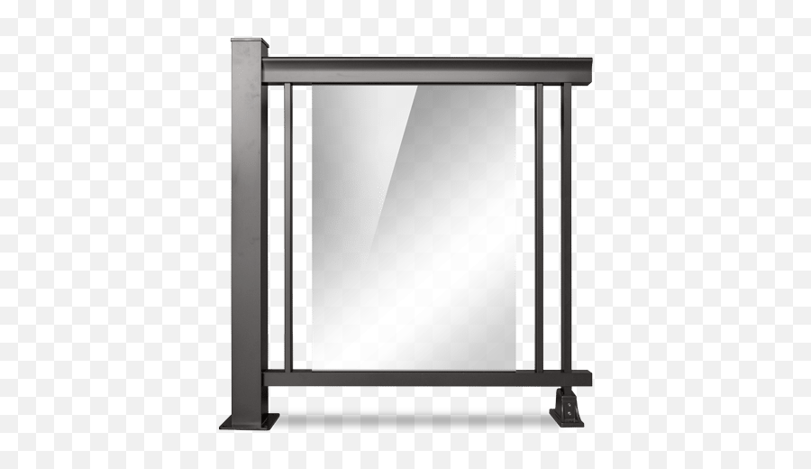 Glass Railing Png Picture - Modern Glass Railing Handrail Png,Railing Png