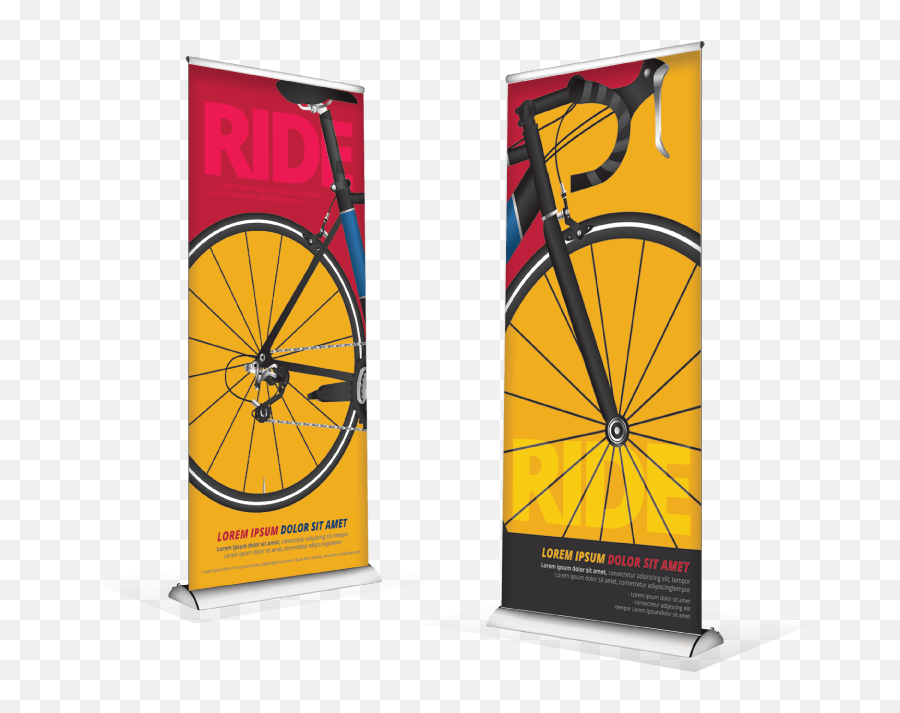 Online Custom U0026 Professional Printing Services Printmoz - Roll Up Banner Bike Design Png,How To Attach Banner Icon In Fortnite