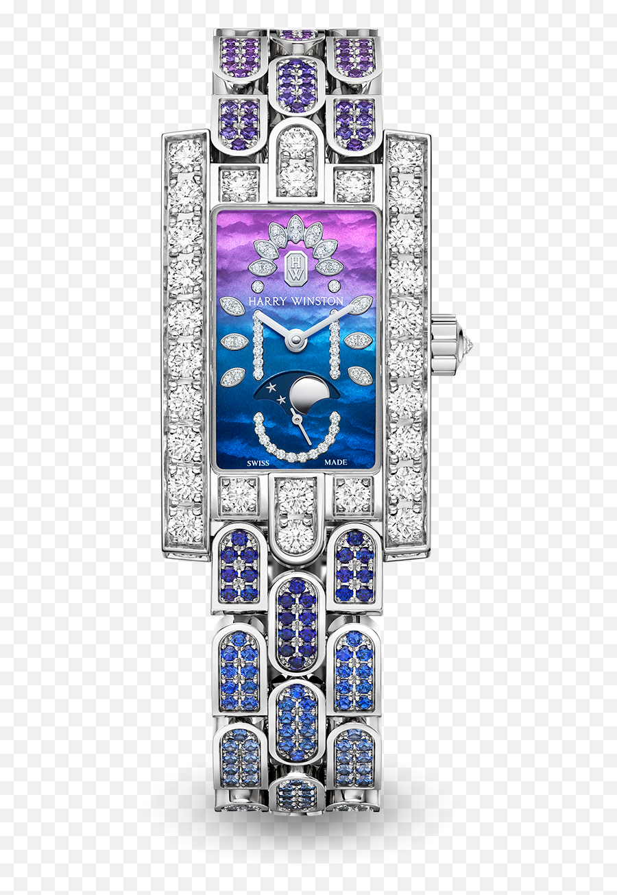 Avenue Classic 20th Anniversary Moon Phase Harry Winston - Solid Png,Moon Phase Icon