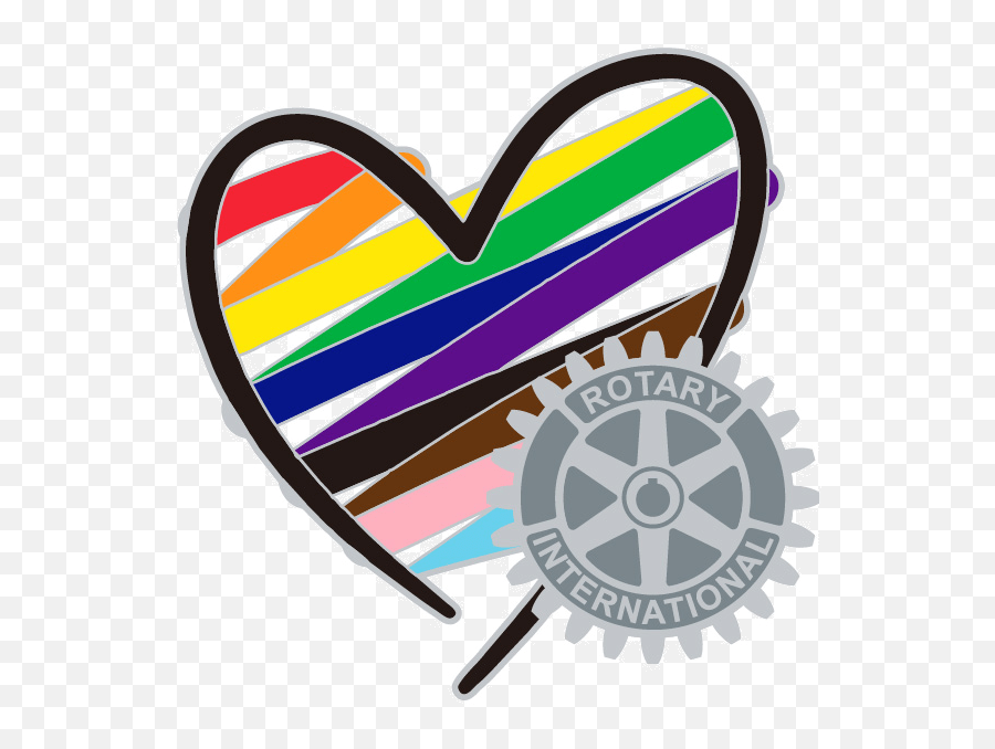 Rotary Lgbt Fellowship Supporting Inclusion In - Rotary Logo Blue Background Png,I Love A Gay Icon