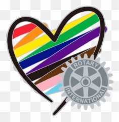 Rotary Lgbt Fellowship Supporting Inclusion In - Rotary Logo Blue Background Png,I Love A Gay Icon