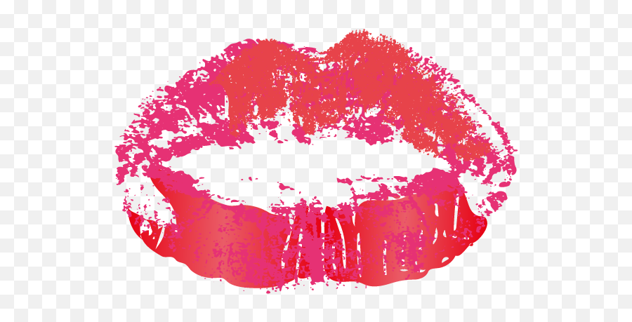 Kiss U0026 Heart Stickers By Hongo Inc - Girly Png,Kissing Lips Icon
