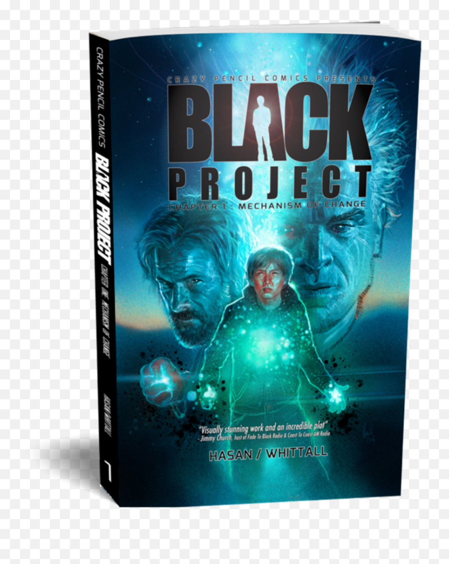 Black Project 1 Tpb With Cover By Hugh Fleming Indiegogo - Action Film Png,Comic Book Explosion Png
