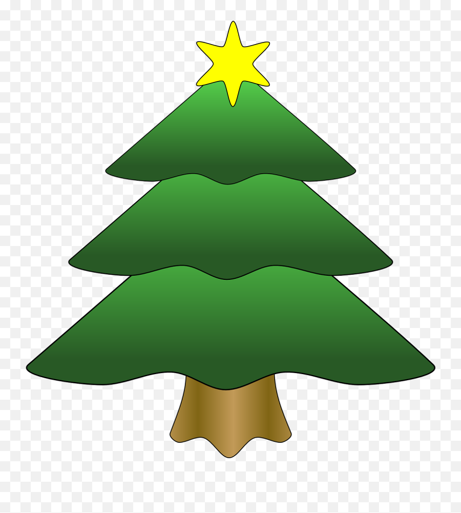 Tree Christmas Star Gold Xmas Png Image - Christmas Tree Christmas Tree Clip Art,Xmas Tree Png