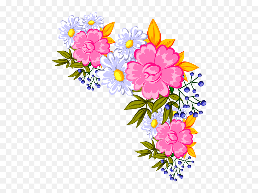 Cut Flowers - Wild Flower Png Download 575636 Free Border Design For Ipcrf,Blood Cut Png