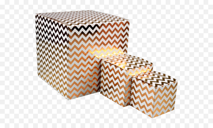 Lovly Box Chevron 20x20x20cm Png Pattern