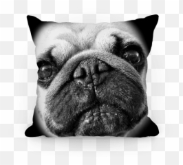 Pug Face Pillows - Pug Png,Pug Face Png