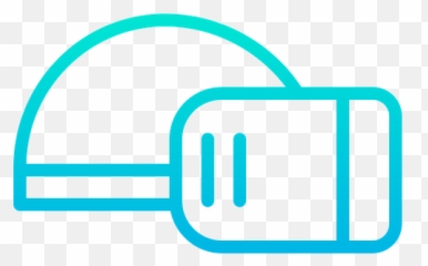 Oculus Icon Of Gradient Style - Available in SVG PNG EPS Clip Art