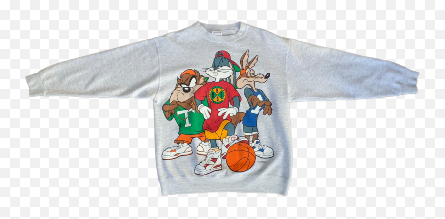 1993 Bugs Bunny Basketball Crewneck Sweatshirt U2014 Animals Png