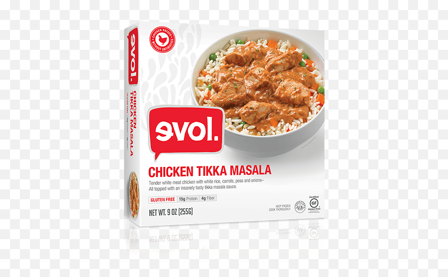 Chiken Png - Evol Classic Single Meal Chicken Tikka Masala Evol Chicken Enchilada Bake,Ravioli Png