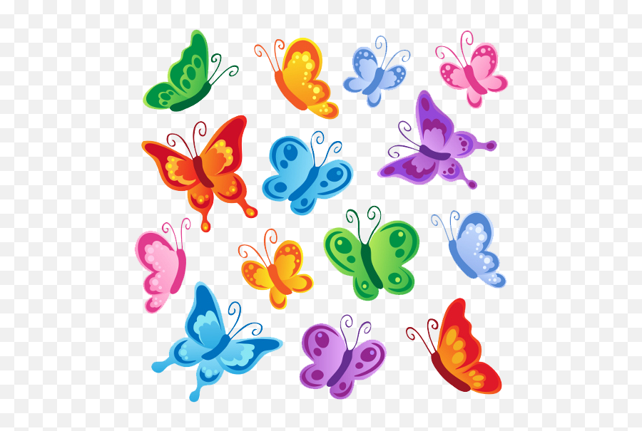 Butterflies Vector Png Clipart - Butterflies Png Clipart,Butterfly Png Clipart
