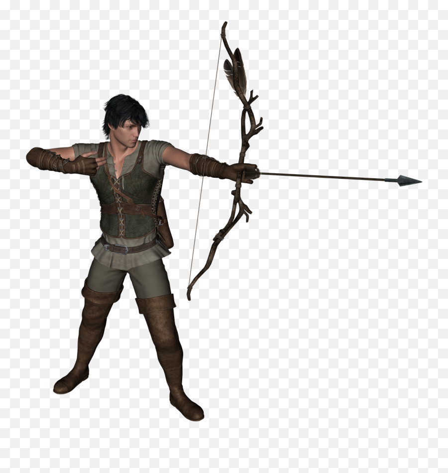 Hunter Man Fantasy - Transparent Archery Clipart Png,Hunter Png