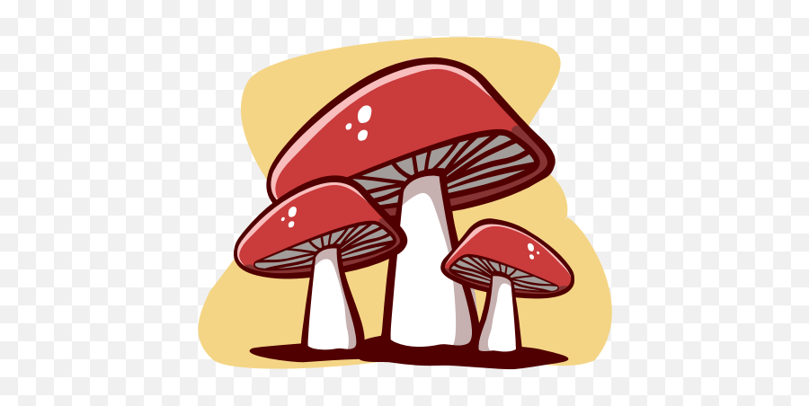 Autumn Cartoon Hand - Drawn Mushrooms Nature Outline Mushrooms Cartoon Png,Plant Cartoon Png