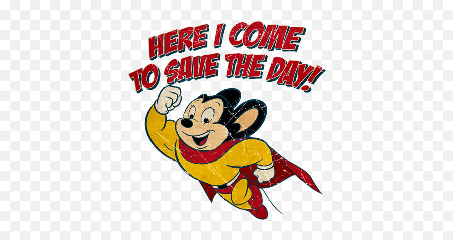 Image Result For Mighty Mouse - Here I Come To Save The Day Mighty Mouse Png,Mighty Mouse Png