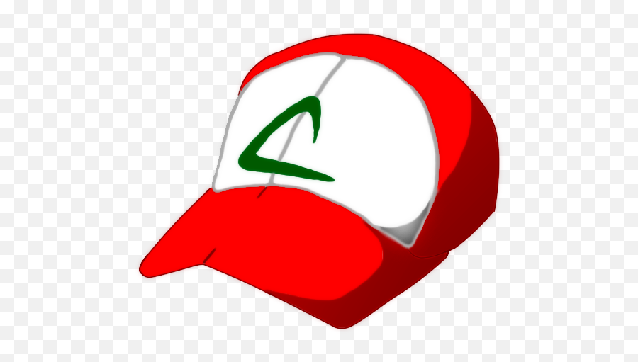 Pokemon Trainer Hat Clipart - Ash Ketchum Hat Clipart Png,Pokemon Trainer Transparent