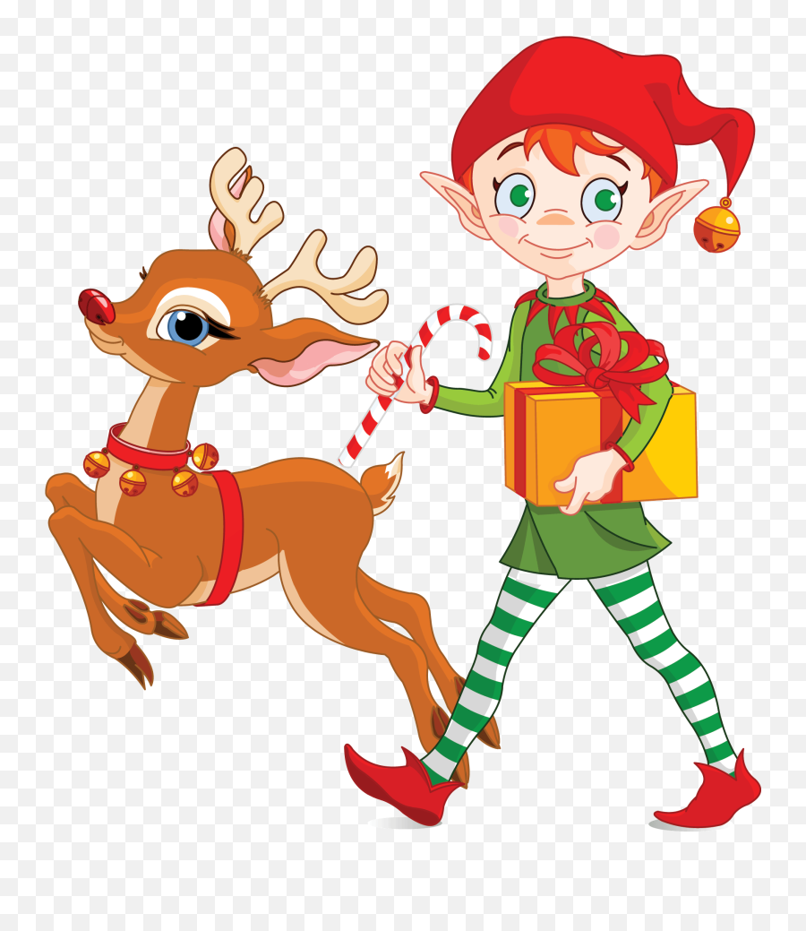 Clipart Reindeer Elf - Christmas Elf Png Download Full Christmas Elf Clipart,Elf Png