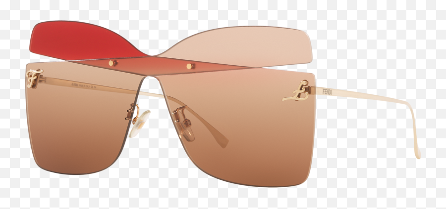 Fn000438 By Fendi - Aviator Sunglass Png,Fendi Logo Png