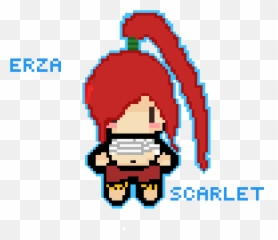 Pixilart - Erza Scarlet By Anonymous Cartoon Png,Erza Scarlet Png