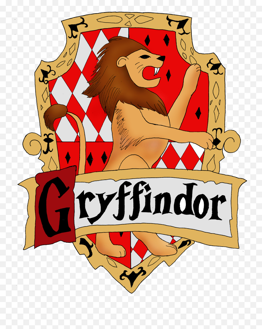 Harry Potter Crest Gryffindor - Gryffindor Logo Png,Gryffindor Logo Png
