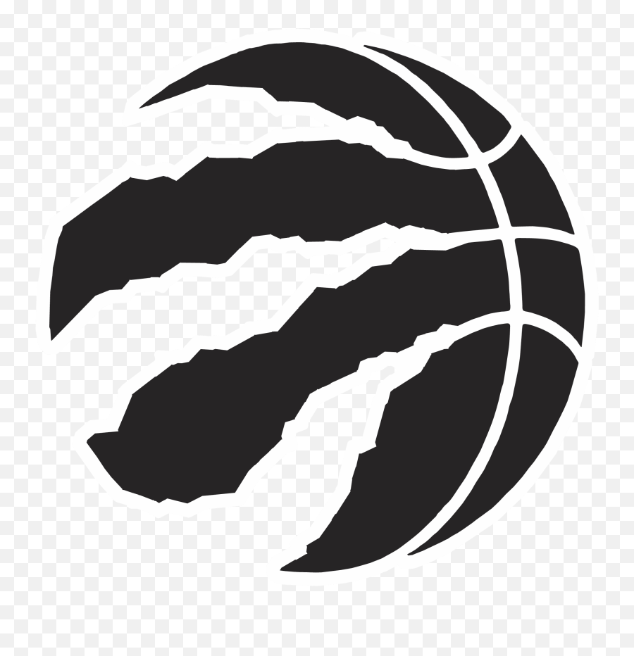 Toronto Raptors Logos History Team And Primary Emblem - Black Toronto Raptors Logo Png,Basketball Logos Nba