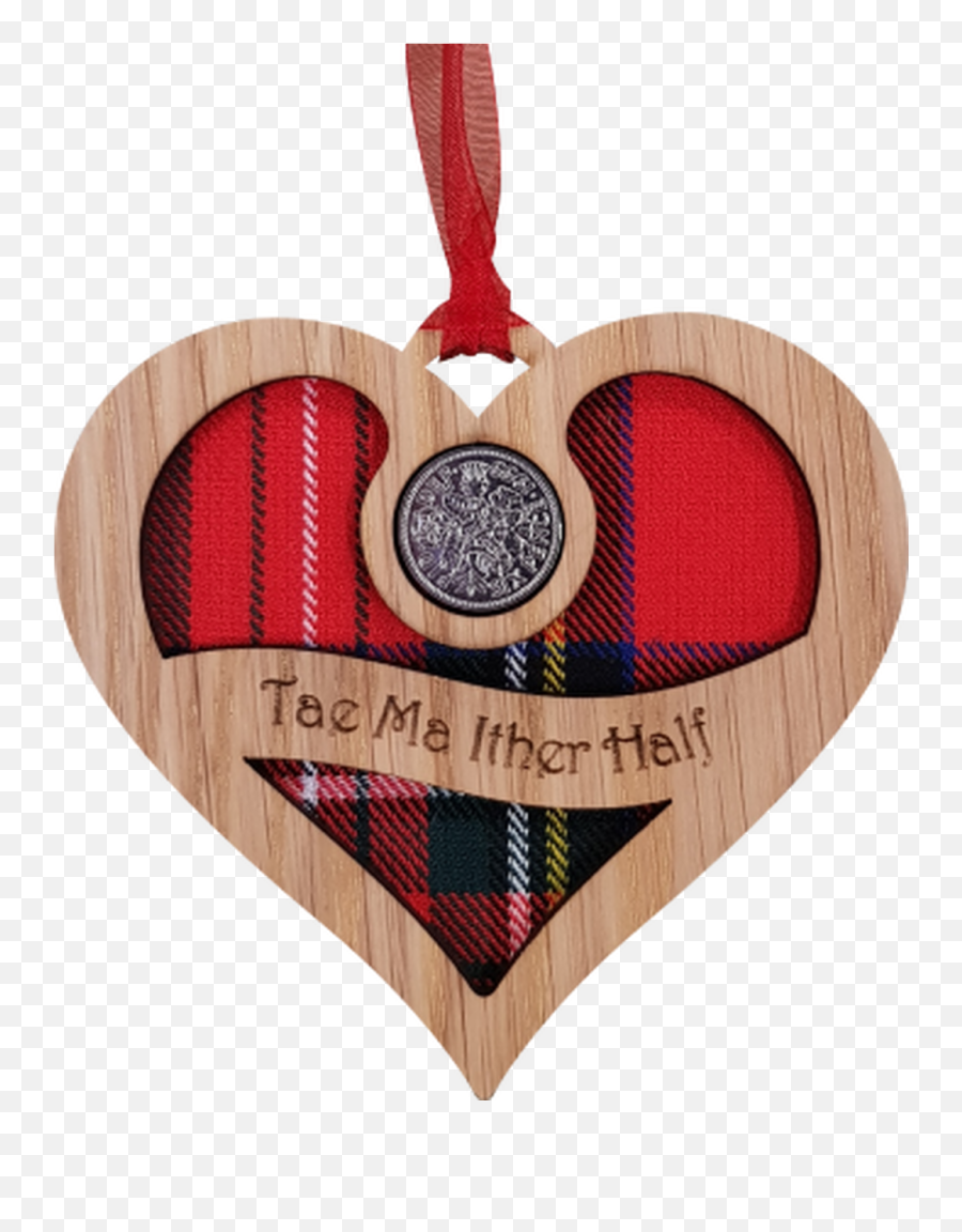 Tae Ma Ither Half - Heart Lucky Sixpence Ls44 Lt Creations Gold Medal Png,Half Heart Png