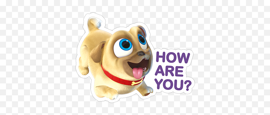 Download Viber Sticker Puppy Dog Pals - Nosey Little Puppy Dog Pals Png,Puppy Dog Pals Png