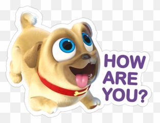 Download Viber Sticker Puppy Dog Pals - Nosey Little Puppy Dog Pals Png,Puppy Dog Pals Png