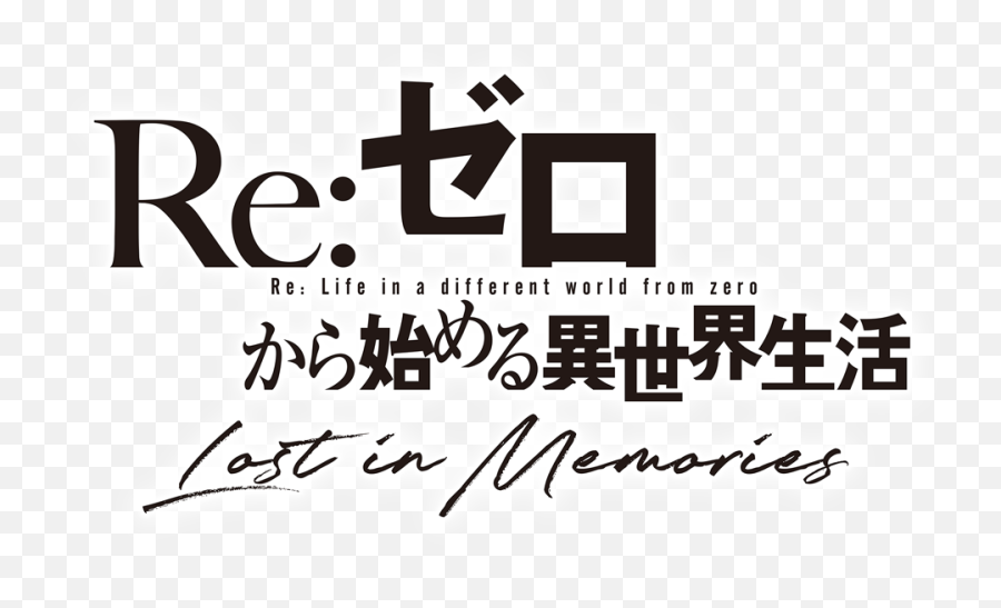 Re Lost In - Lost Png,Re Zero Logo