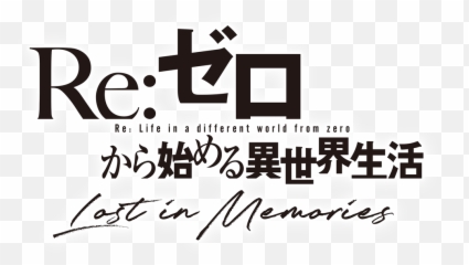 Re Lost In - Lost Png,Re Zero Logo