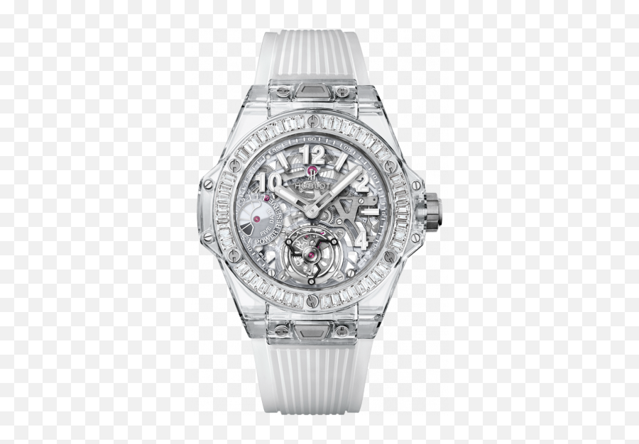 Hublot Big Bang Tourbillon Sapphire Baguettes 45mm 405jx0120rt1904 - Paminklas Aleksandrui Pirmajam Png,Big Bang Png