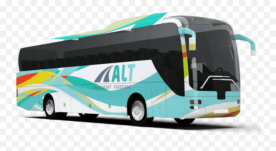 Download Bus Rental In Constanta - Mock Up Bus Full Size Soccer Bus Mockup Png,Magic School Bus Png