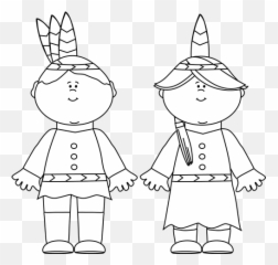 Download Free Png Black And White Native American Indians - Indians Clipart Black And White,Png Indians