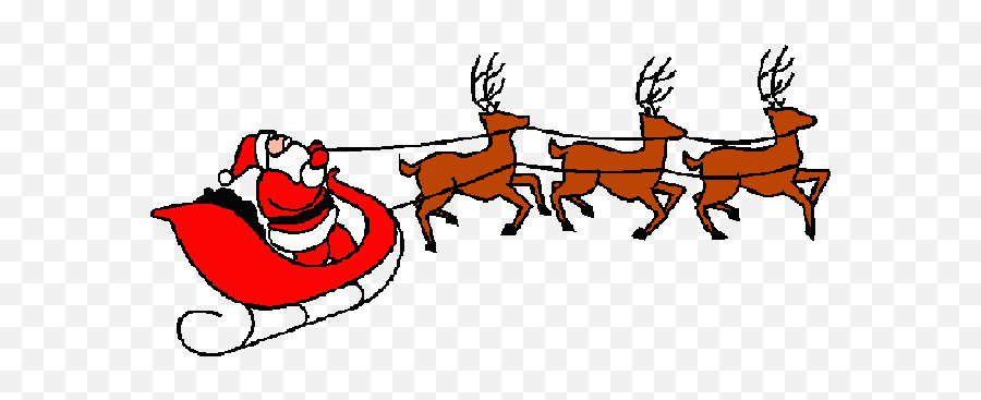 Free Santa Sleigh Transparent Download - Santa And The Slay Png,Santa Sleigh Transparent Background