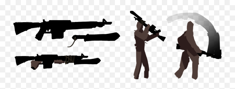 Gun Silhouette Png - Airsoft Gun,Gun Silhouette Png