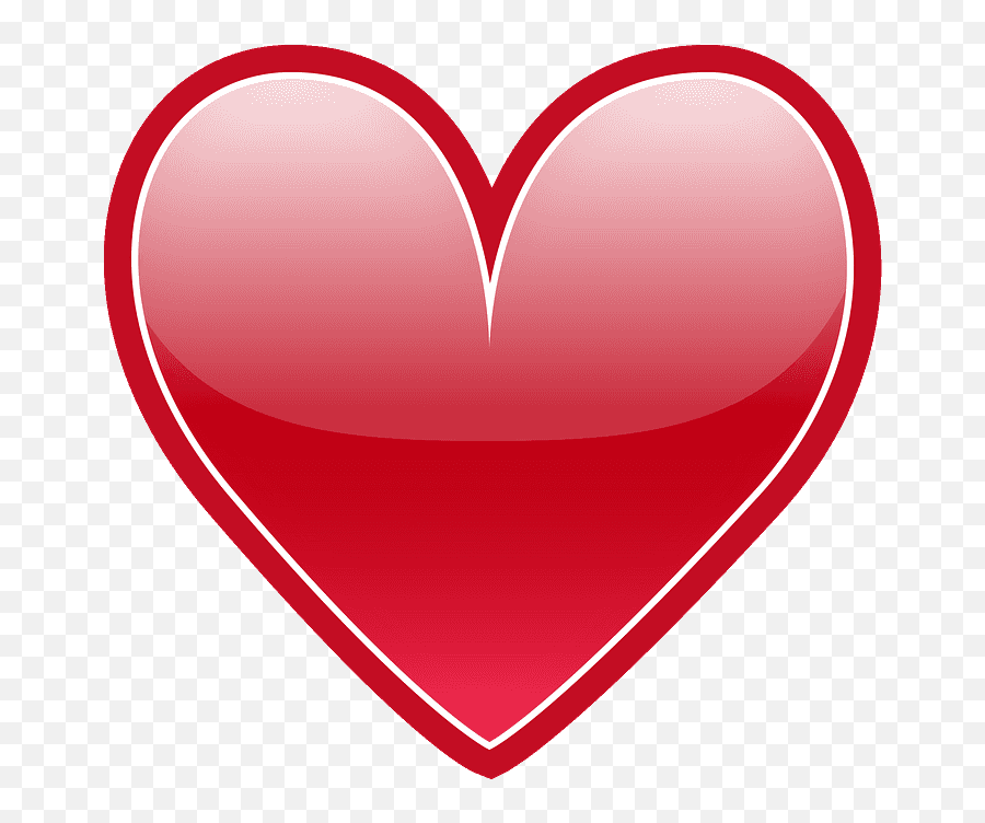 Red Heart Emoji Clipart - Heart Png,Red Heart Emoji Png
