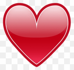 Red Heart Emoji Clipart - png