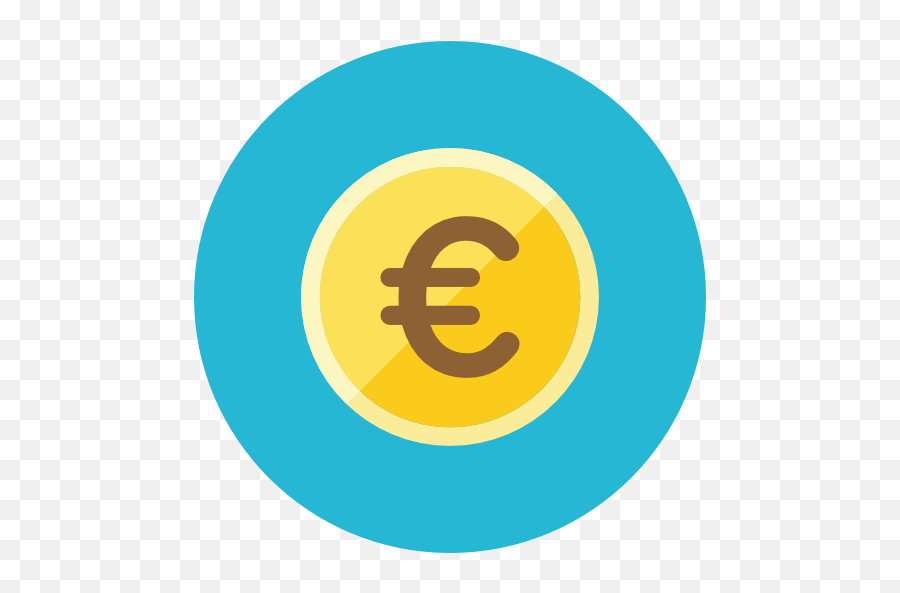 Euro Coin Icon - Euro Icon Png,Coin Icon Png