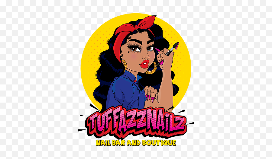 Home Tuffazznailz - Llc Cartoon Png,Nail Logo