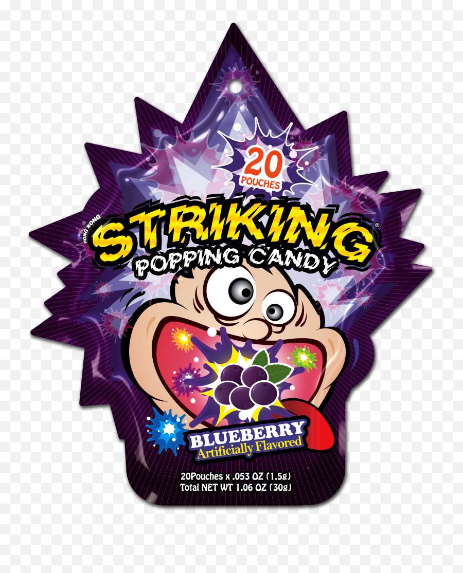 Hong Kong U2013 Striking Popping Candy Blueberry - Striking Popping Candy Cola Png,Blueberry Png