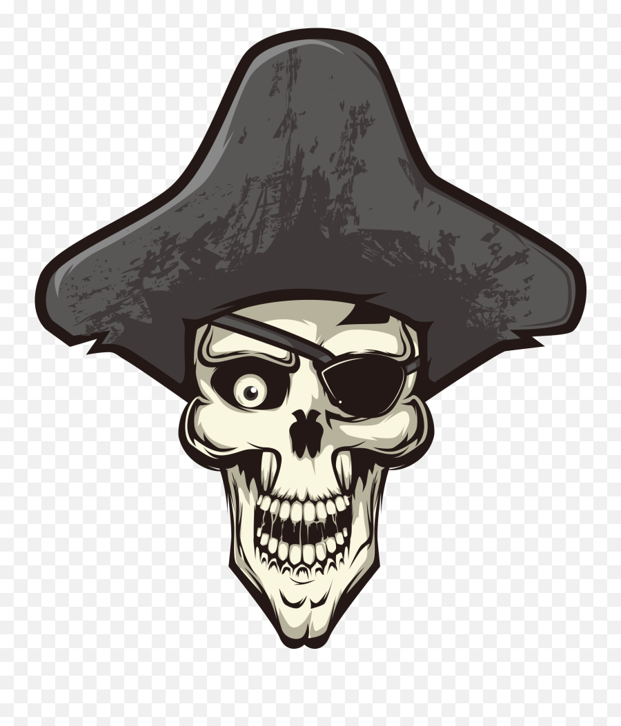Skull Calavera Piracy Euclidean Vector - Vector Graphics Png,Pirate Skull Png
