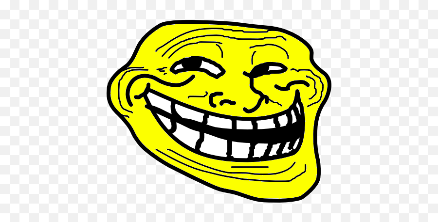 Yellow Troll Face Transparent - Yellow Troll Face Png,Troll Transparent