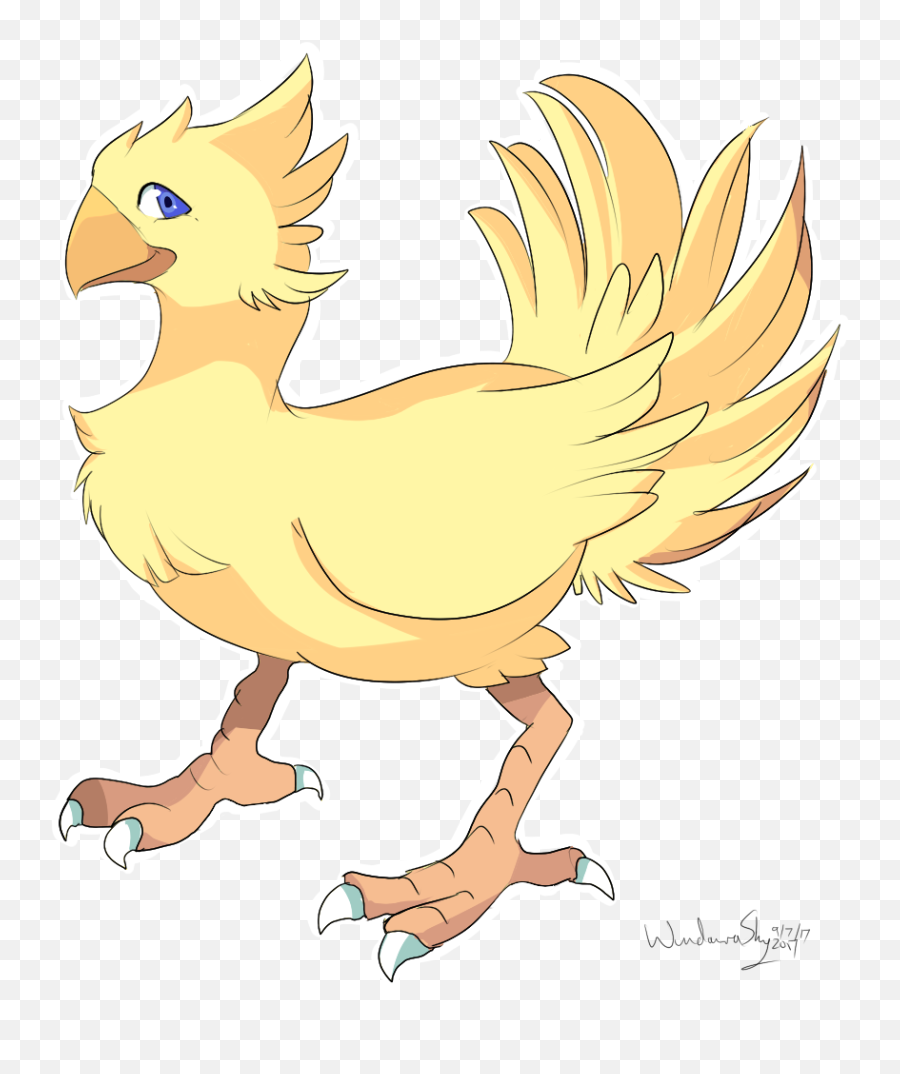 Hd Chocobo By Windaura Dbfmgfr Design - Animal Figure Png,Chocobo Png