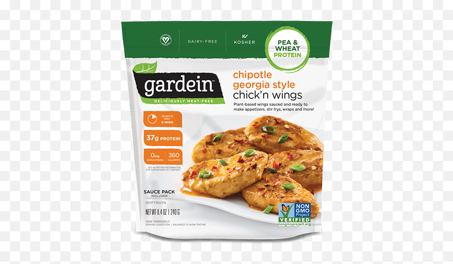 Chipotle Georgia Style Chicku2019n Wings - Gardein Nashville Hot Chicken Png,Chipotle Png