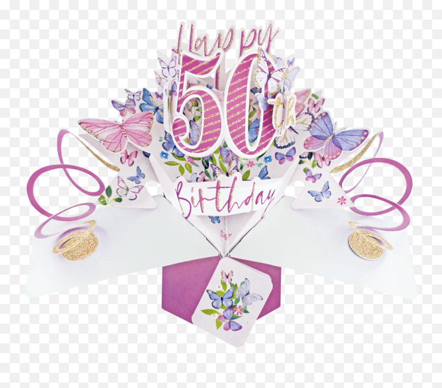 Pop192 - Female 50th Birthday Cards Png,50th Birthday Png