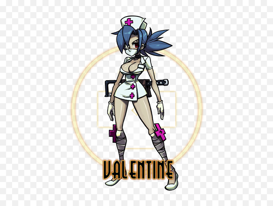 Valentine Skullgirls 2nd Encore - Skullgirls Valentine Color Palettes Png,Skullgirls Logo