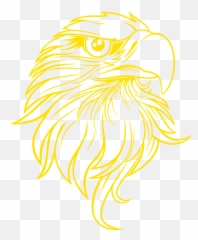 Eagle Feather Outline - Automotive Decal png